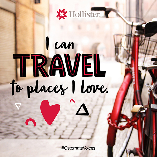 Campaign card: I Can Travel to Places I Love.