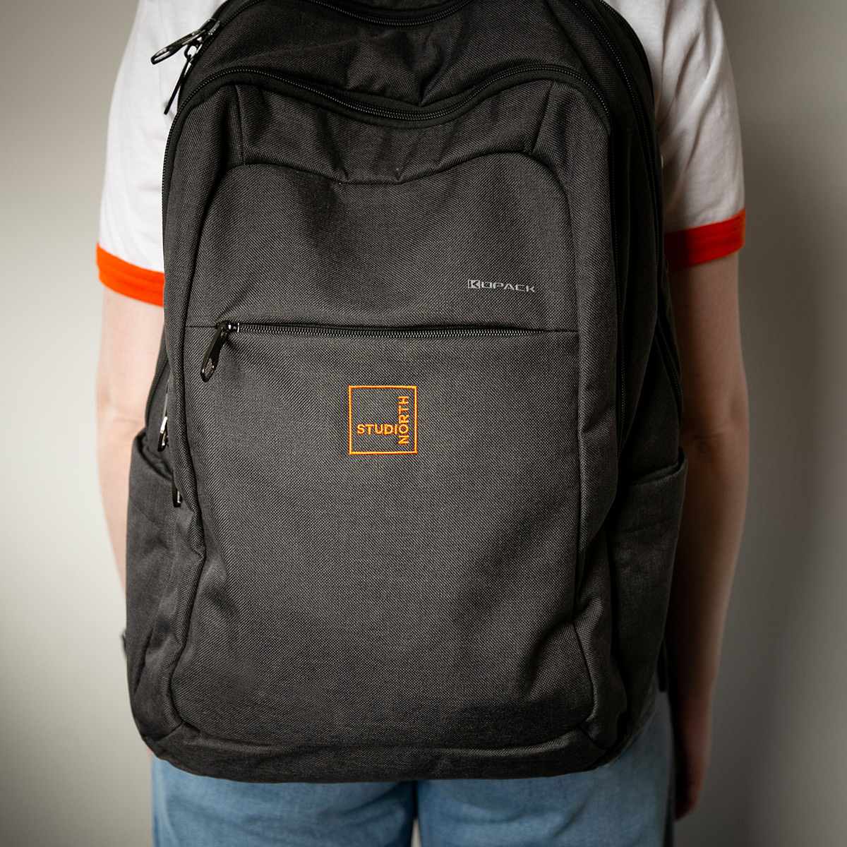 StudioNorth branded backpack