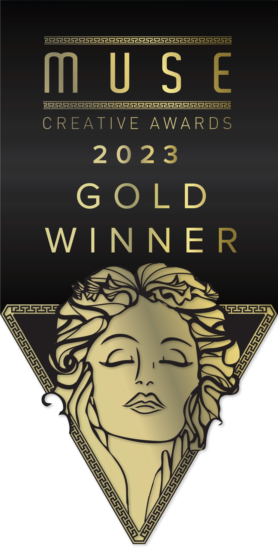 MUSE Creative Awards - 2023 Gold Winner Badge