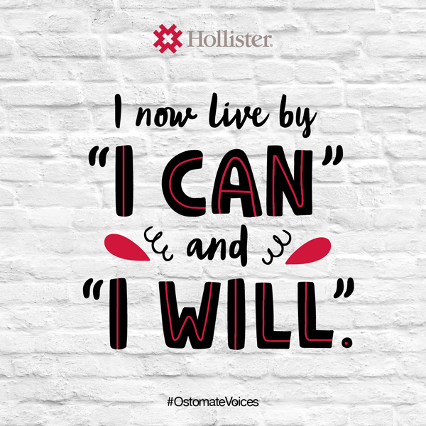 Campaign card: I now live by "I Can" and "I Will".