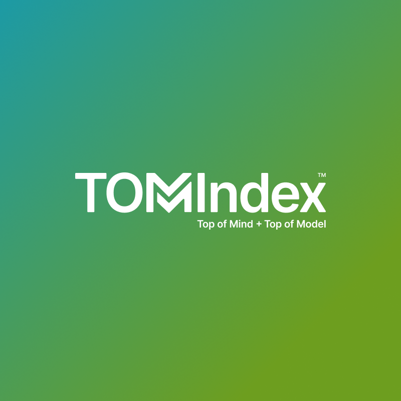 TOM Index™ - Top of Mind + Top of Model